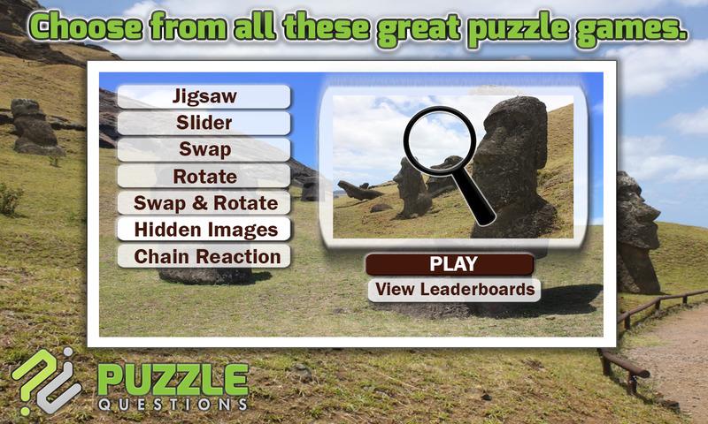 Free Easter Island Puzzle Game截图1