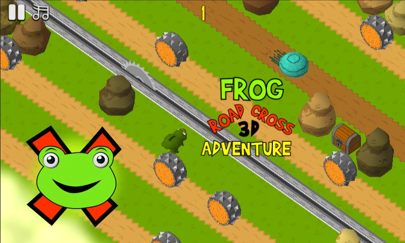 Frog Road Cross 3D Adventure截图2