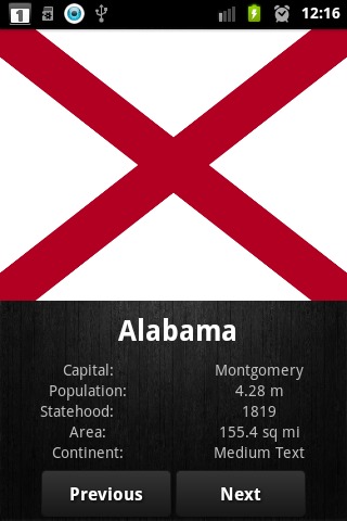 Quiz - U.S. States Capitals截图3