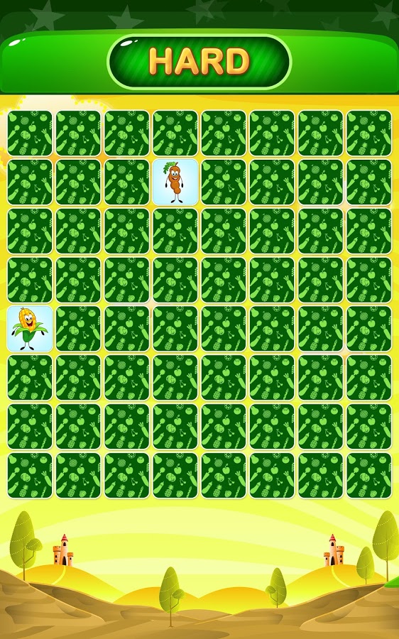 Vegetable Memory Match Game截图5