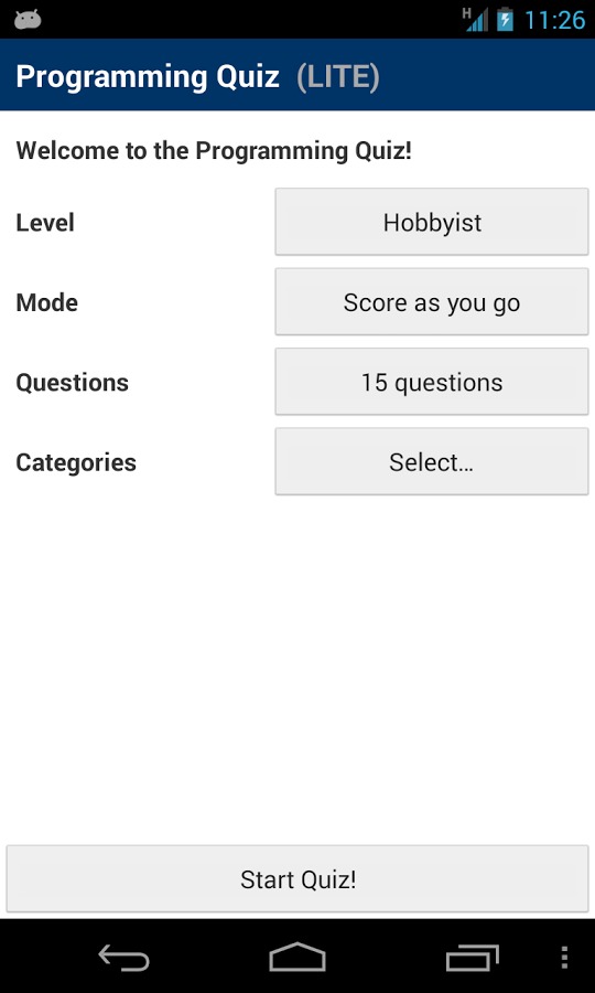 Programming Quiz LITE截图1
