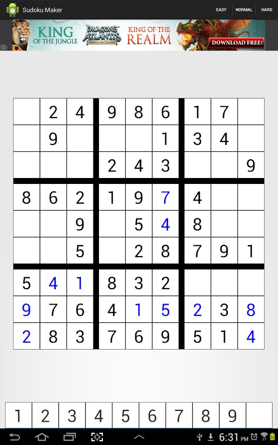 Sudoku Maker FREE截图1