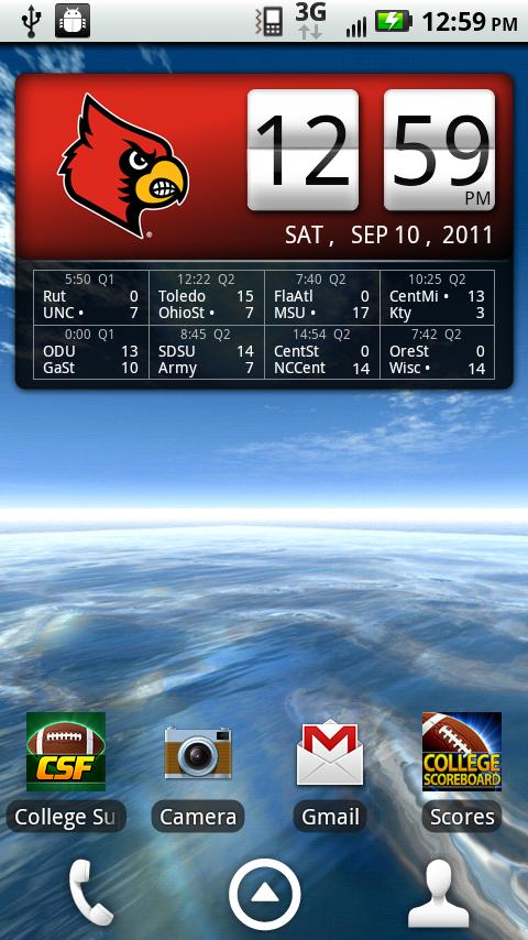 Louisville Cards Live Clock截图2