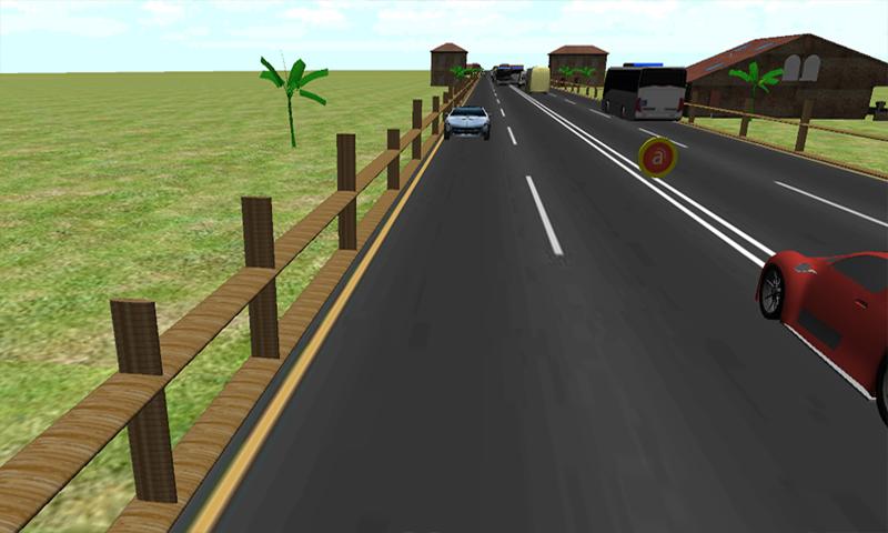 Highway Turbo Racer 3D截图1