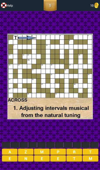 Music Crossword Puzzle截图3