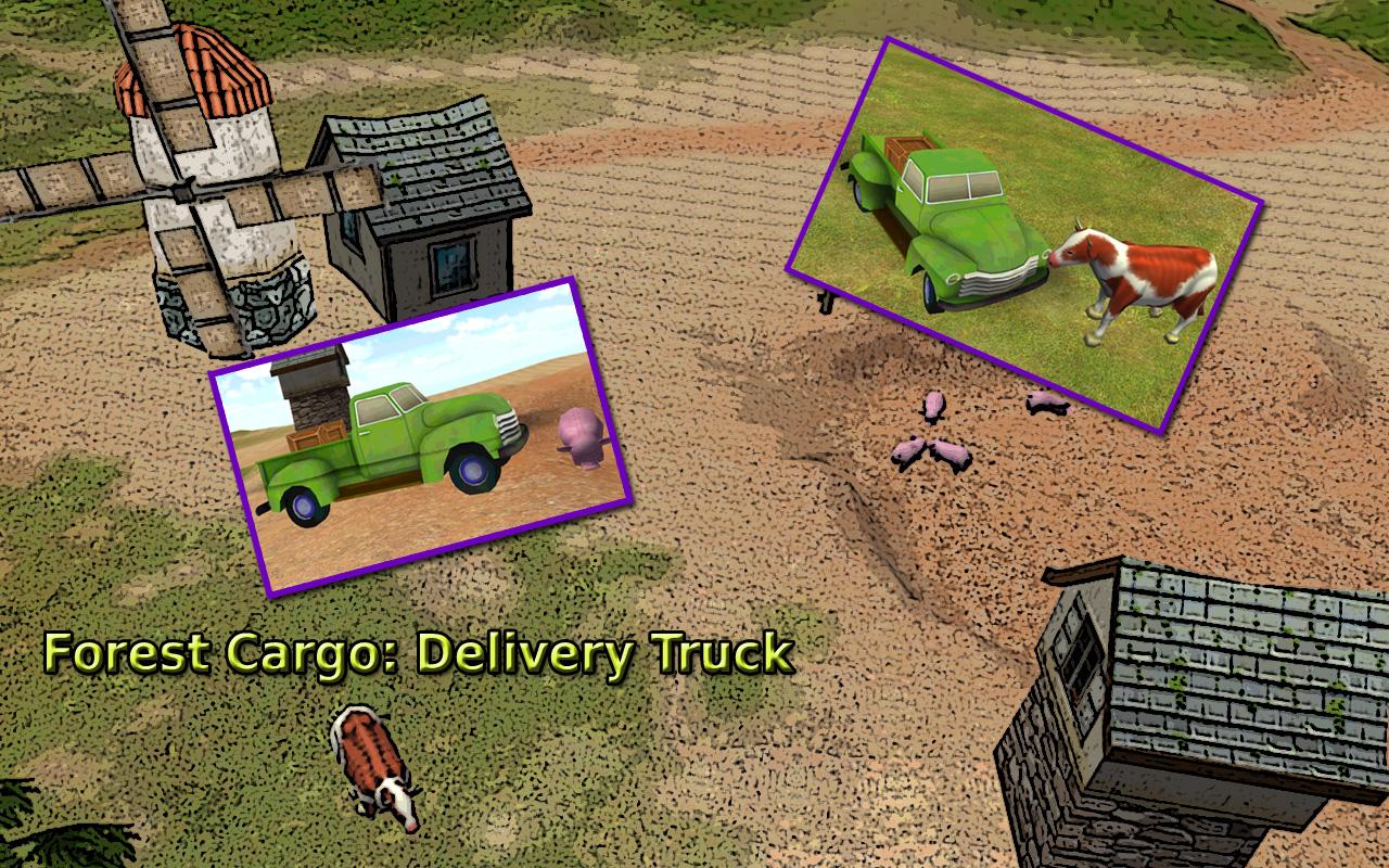 Kansas Cargo Truck 3D截图3