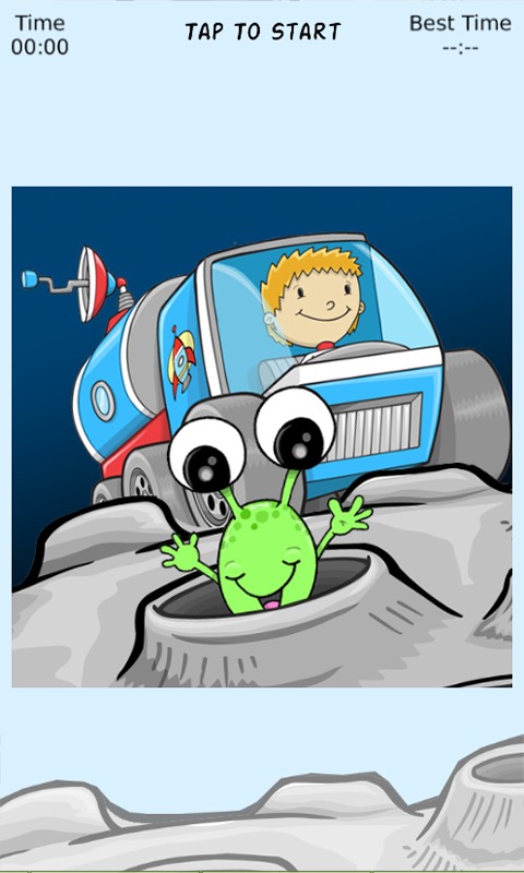 Astronaut Fun Sliding Puzzle截图3