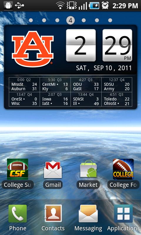 Auburn Tigers Live Clock截图2