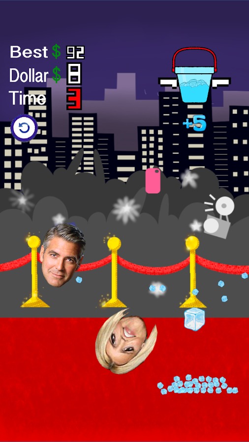 Flappy Ice Bucket vs Celebrity截图2