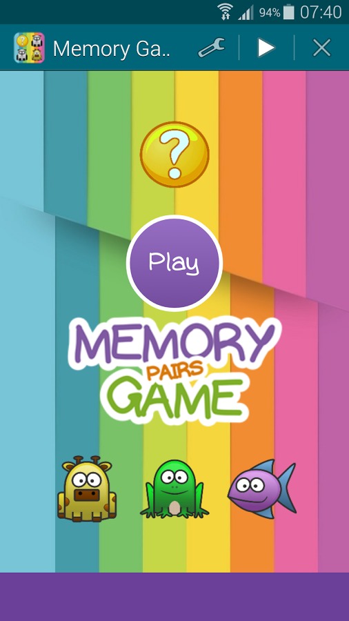 Animals 1, Memory Game (Pairs)截图1