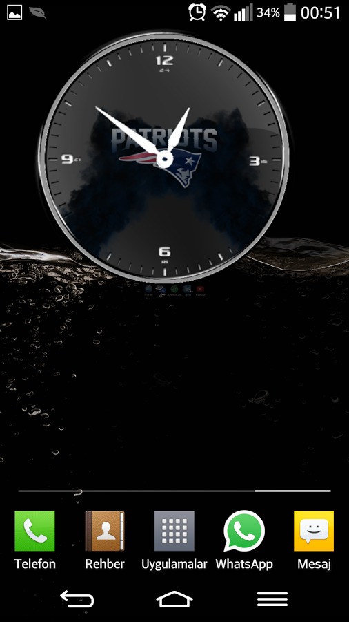 Patriots Clock Widgets截图2