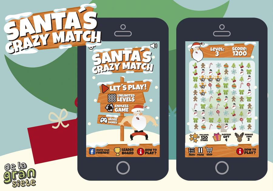 Santa Crazy Match截图2