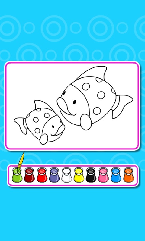 Coloring Cute Fish截图2