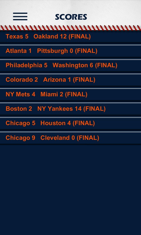 Baseball Pocket Sked - Tigers截图4