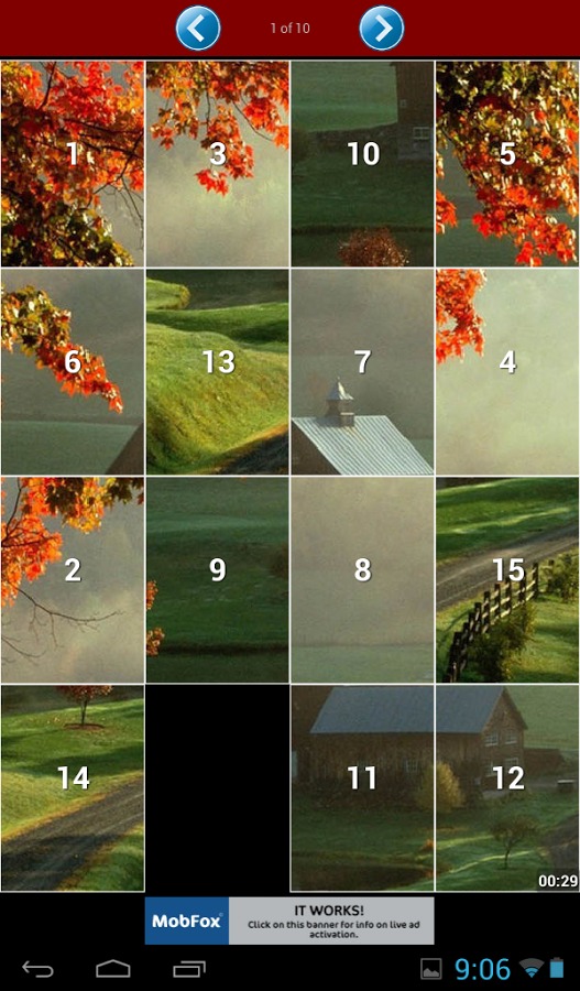 Fall Scenery Puzzle截图4