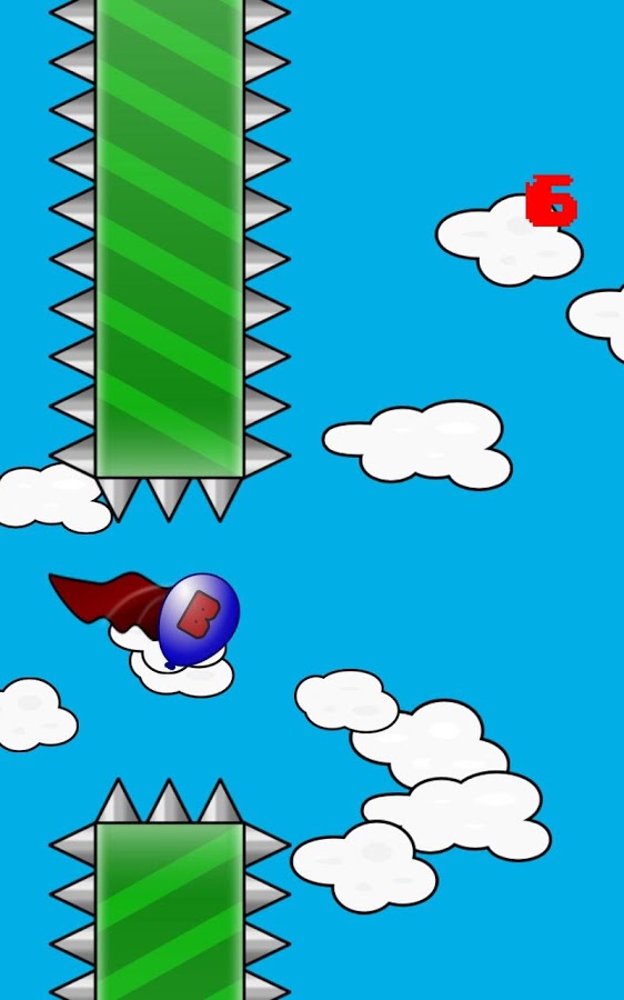 Flappy Cape - Super Balloony截图5