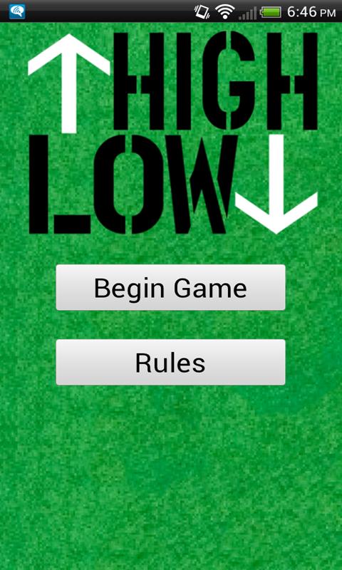 High or Low (drinking game)截图2