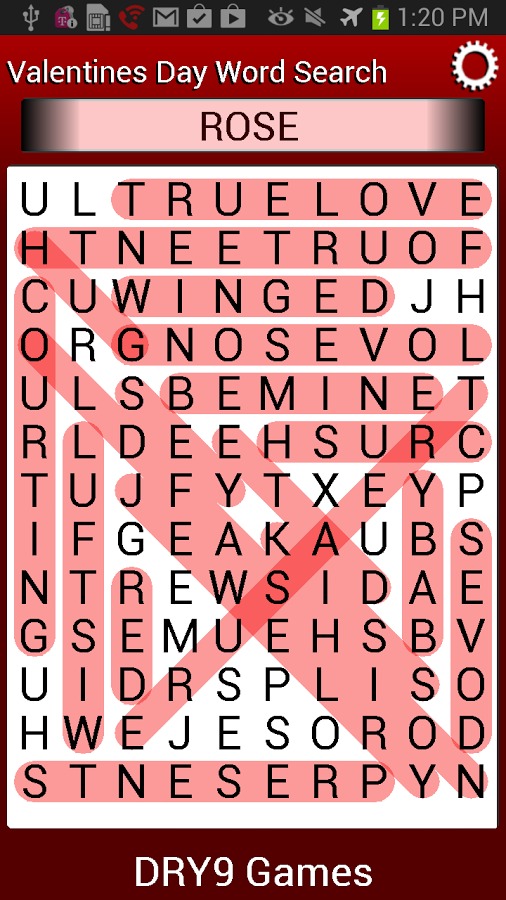 Valentines Day Word Search截图2