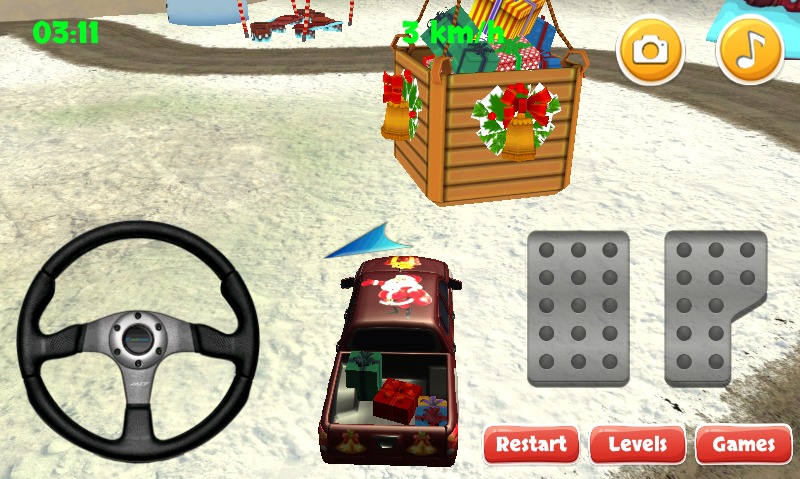 Santa Gift Delivery 3D截图3