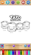 Tayo Bus Coloring Book截图3