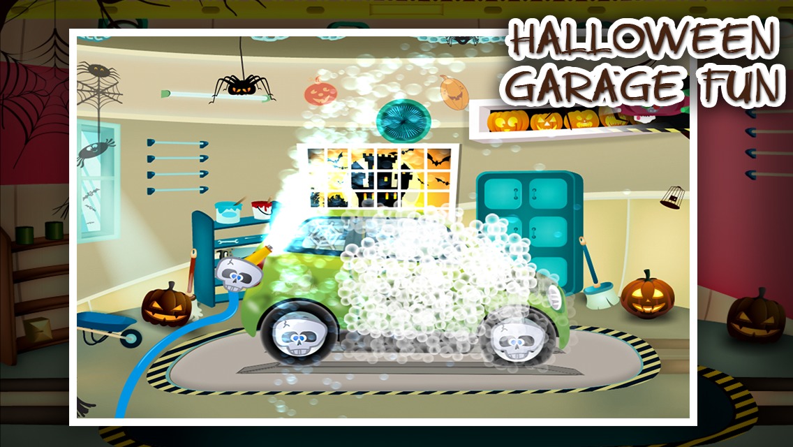 Halloween Car Garage Fun截图2