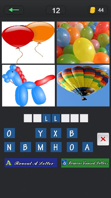 Guess the 4 Pic In 1 Word截图3