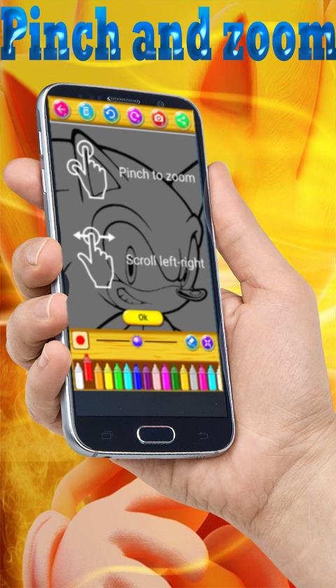 Learn to color Sonic截图1