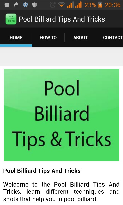 Pool Billiard Tips And Tricks截图4