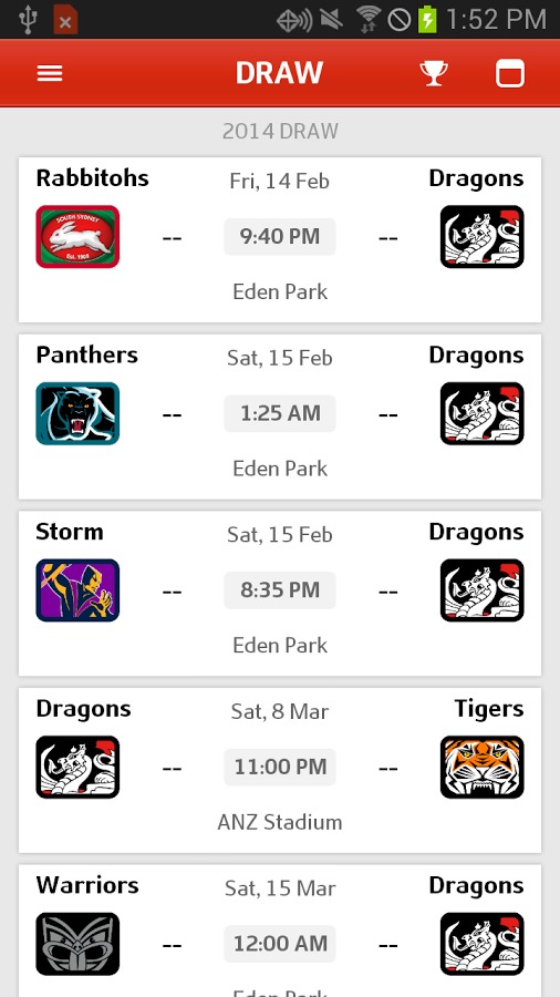 St George Illawarra Dragons截图5