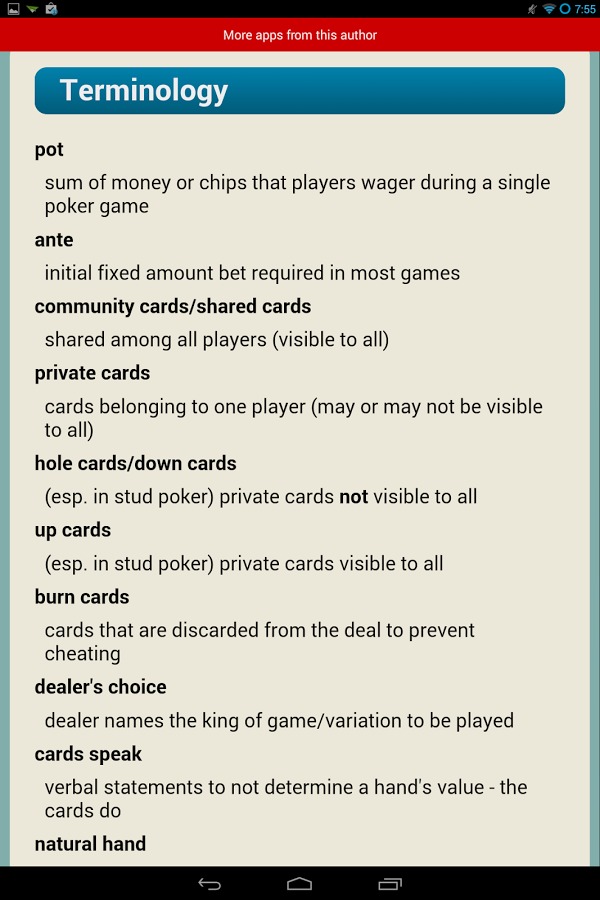 Poker Rules Quikies截图5