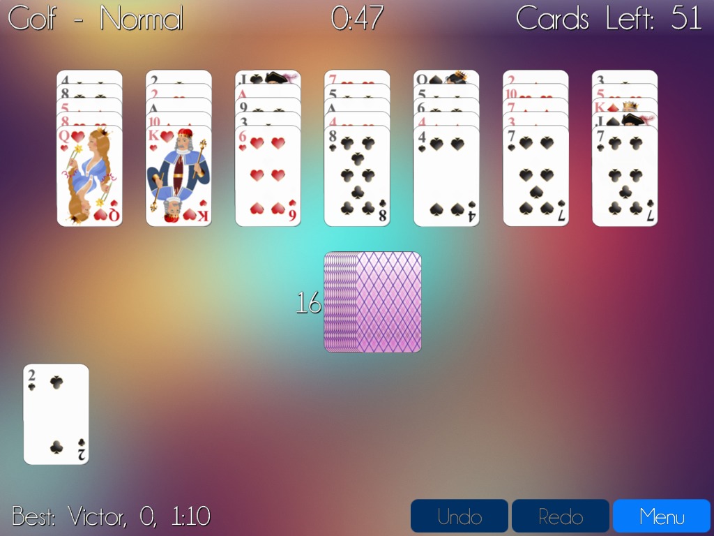 Golf Solitaire Deluxe截图5