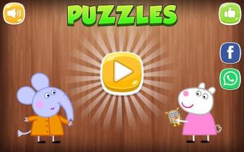 Peepa Pig Rompecabezas Puzzles截图3