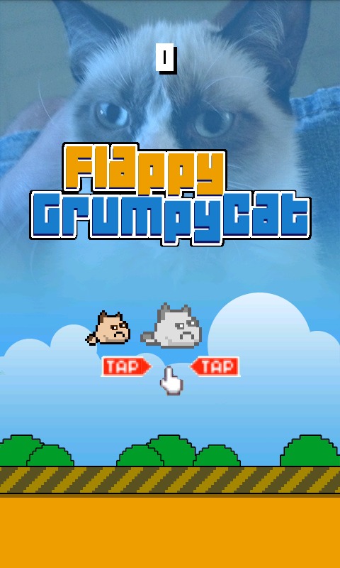 Flappy Grumpy Cat截图1