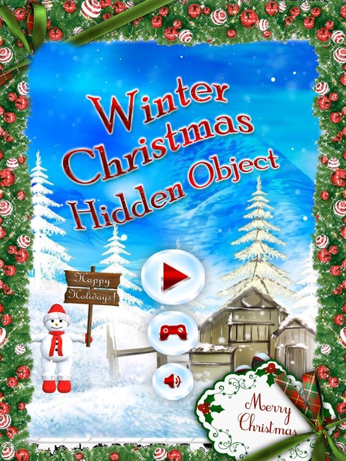 Winter Christmas Hidden Object截图5