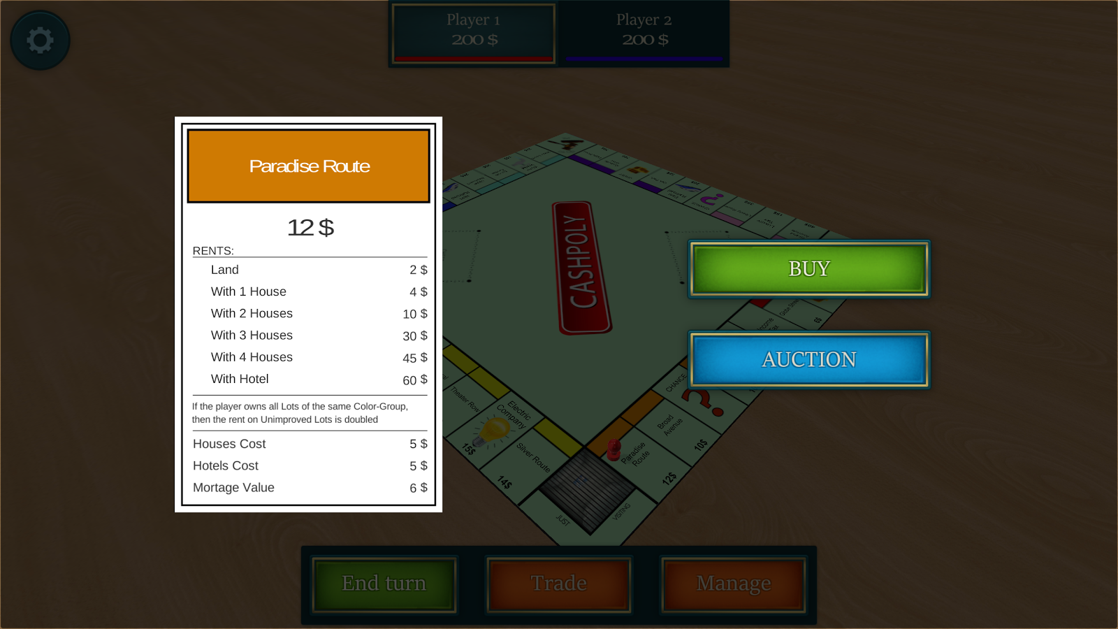 Cashpoly - Online Board Game截图1
