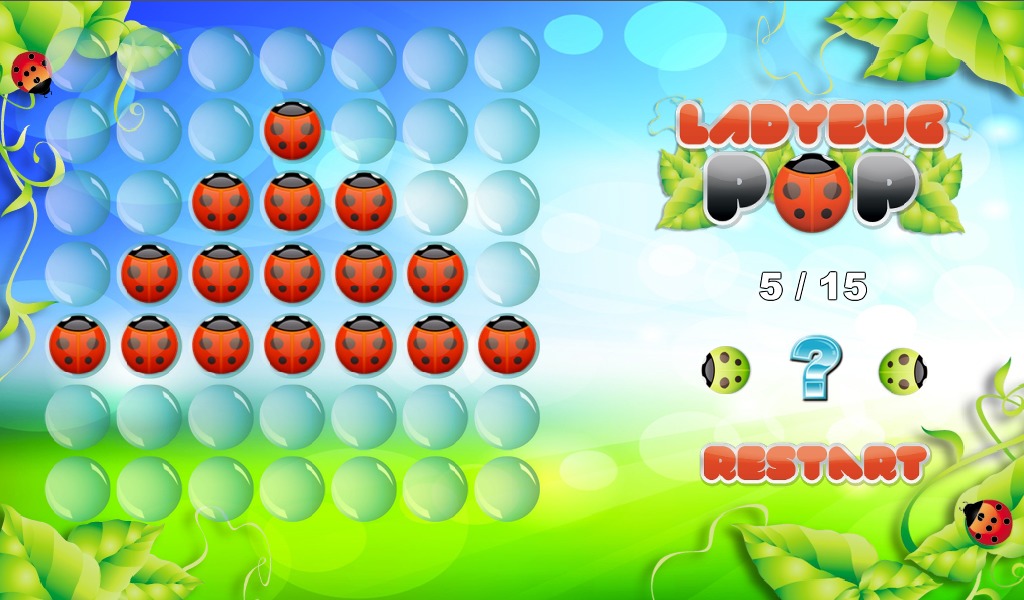 FREE Marble Solitaire LadyBug截图3