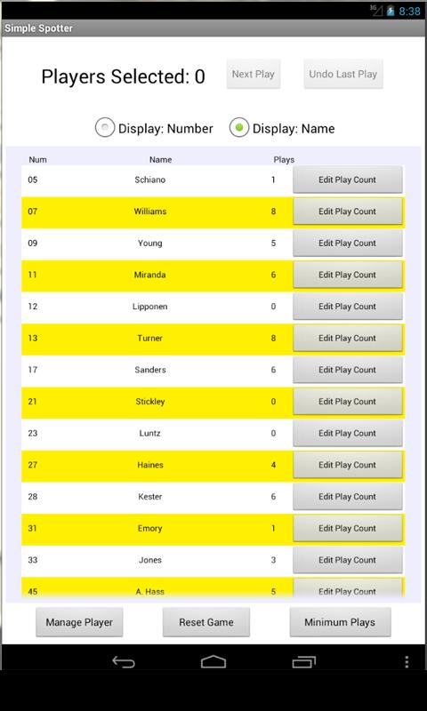 Simple Spotter Play Counter截图3