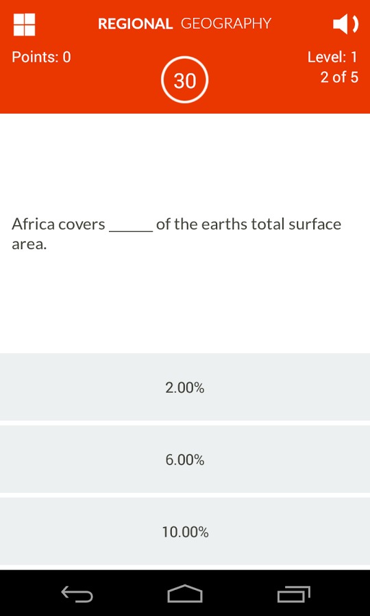 Regional Geography Quiz Game截图4