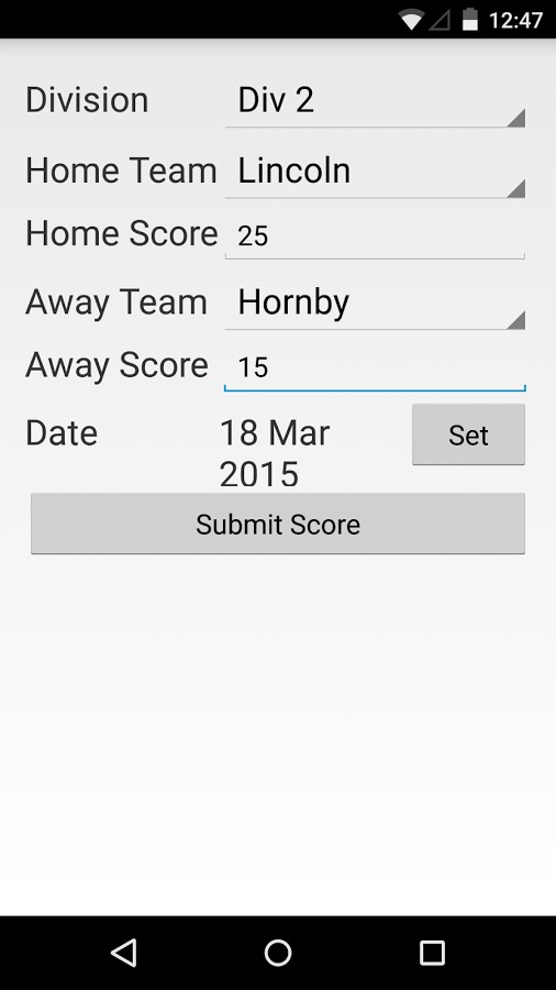 Ellesmere Rugby End Game Score截图1