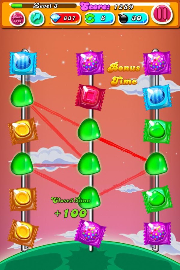 Yummy Candy Shape Flow截图1