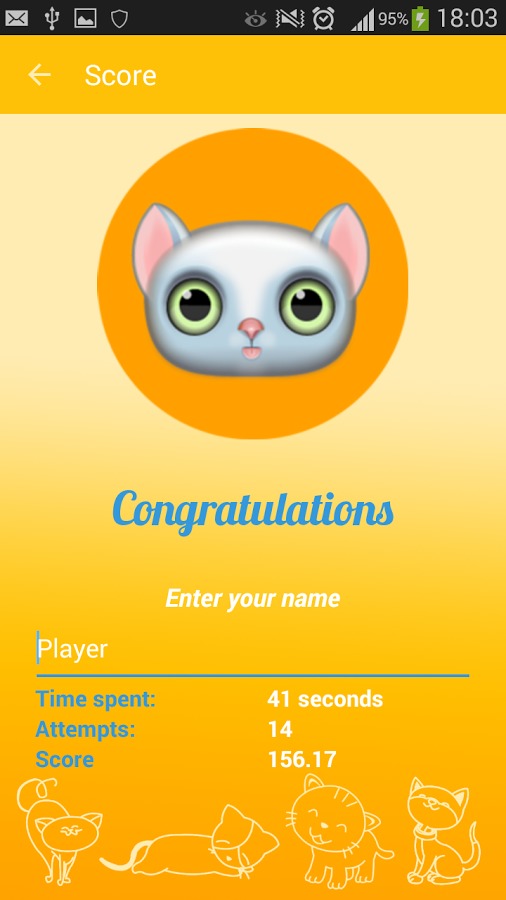 FREE Cat's Memory GAME截图4