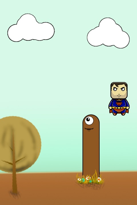 Flappy Super Man Bird截图2