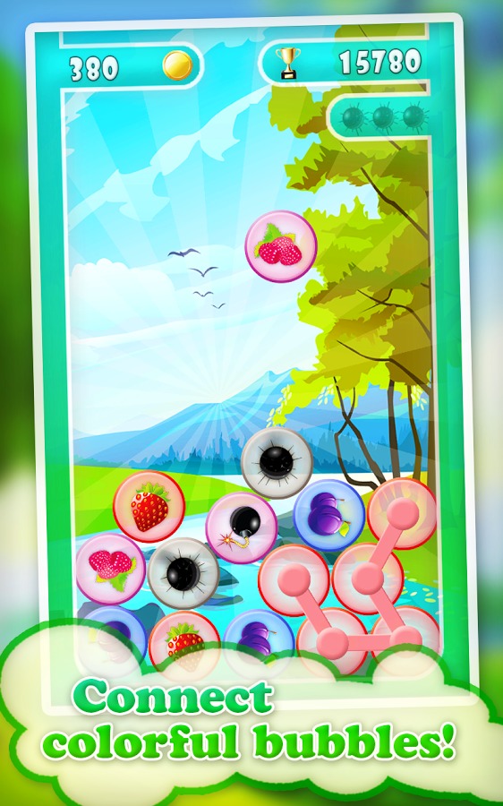 Bubble puzzle: fruits截图1