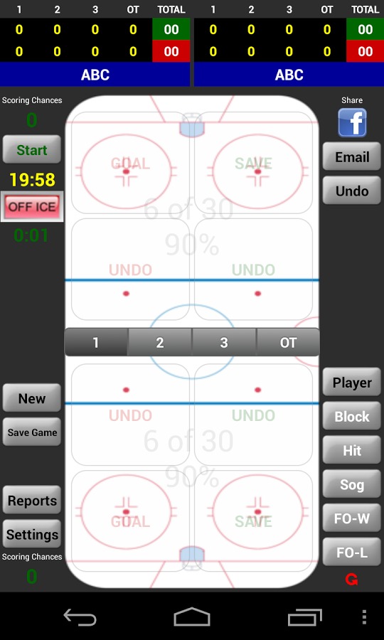 iSOG Lite Goalie & Player Stat截图1