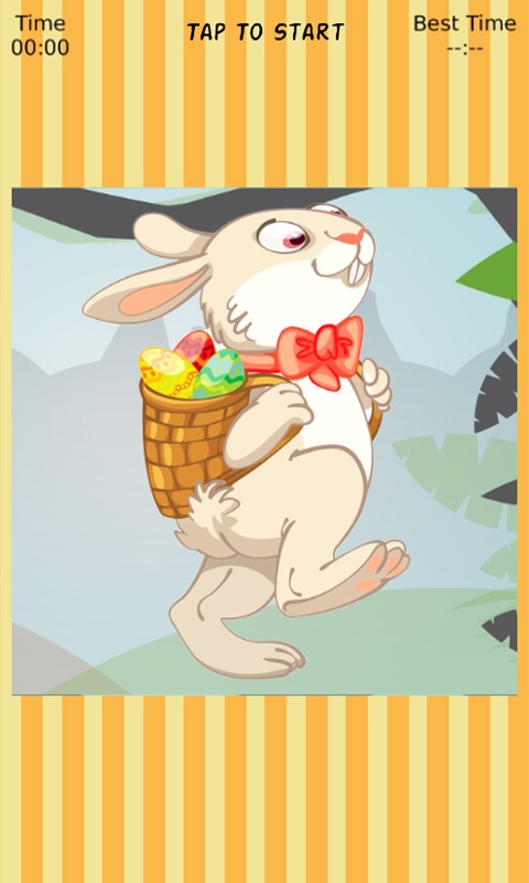 Easter Bunny Sliding Puzzle截图4