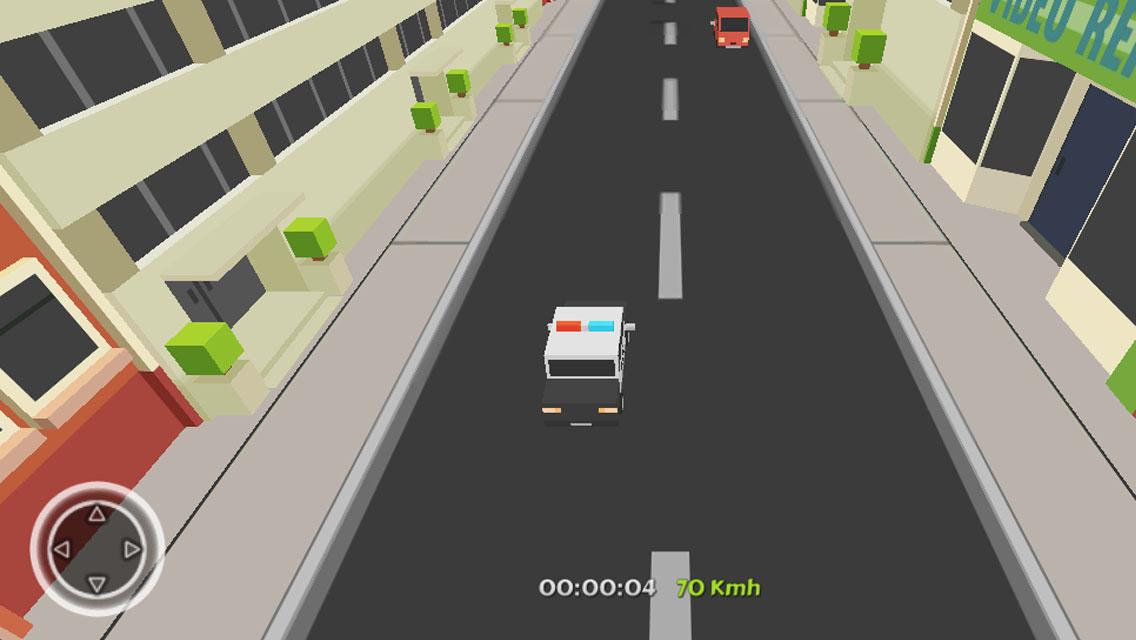 Crazy Cop Traffic Racer 3D截图1