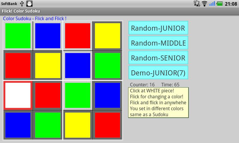 Flick ! Color Sudoku截图2
