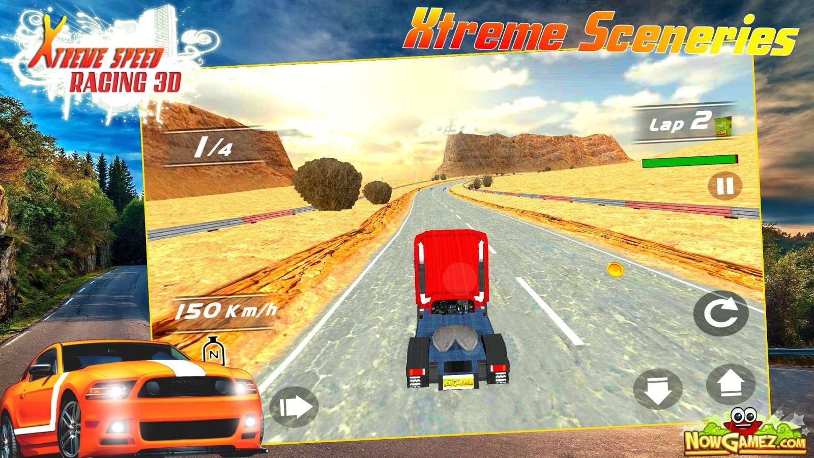 Xtreme Speed Racing 3D - FREE截图3