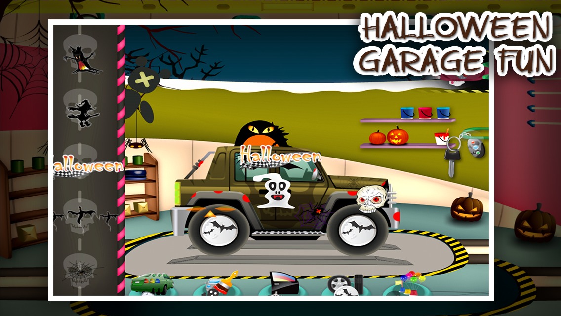 Halloween Car Garage Fun截图4