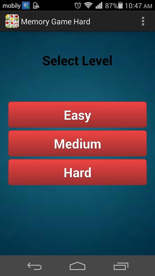 Hard Memory Game Free 2015截图2